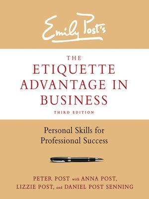 cover image of The Etiquette Advantage in Business